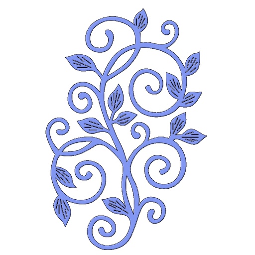 Sweet Dixie Leafy Scroll 2 die set