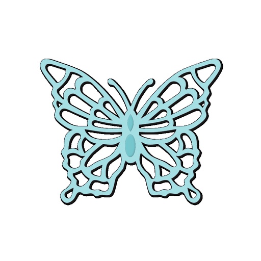Sweet Dixie Delicate Butterfly die set