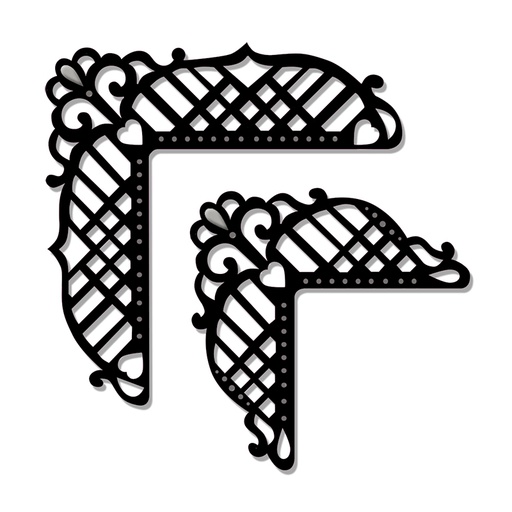 Sweet Dixie Lattice Corners Sweet die set