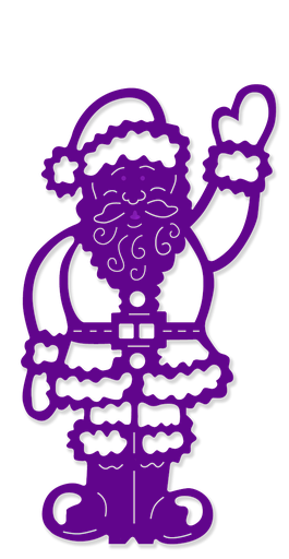 Sweet Dixie Santa die set