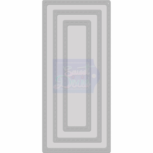 Sweet Dixie Small Stitched Plaques nesting die set