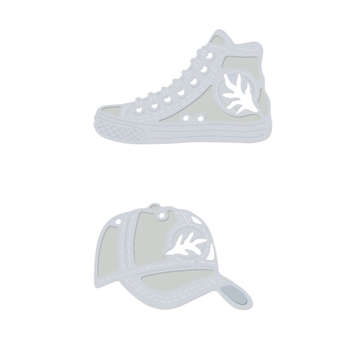 Sweet Dixie Baseball Cap & Boot die set