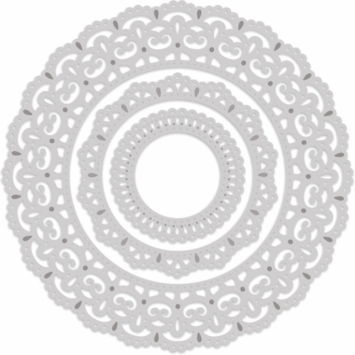 Sweet Dixie Lace Frames Nesting die set