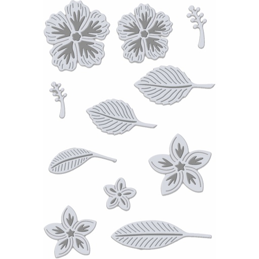 Sweet Dixie Tropical Flowers die set