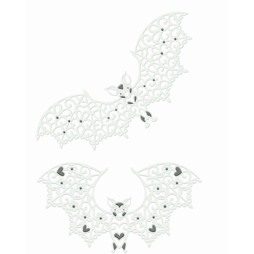 Sweet Dixie Lacy Bats die set