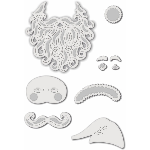 Sweet Dixie Build A Santa die set