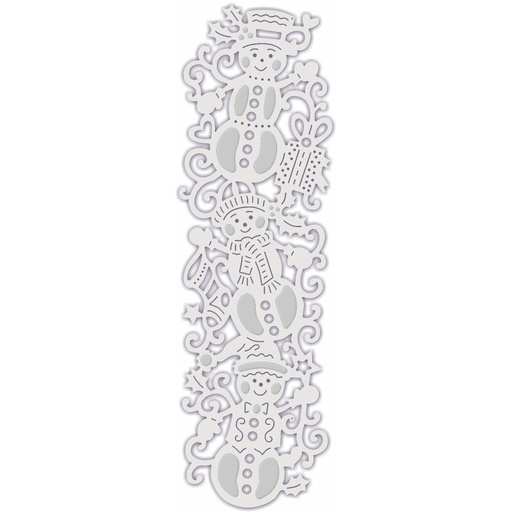 Sweet Dixie Snowmen Border die set