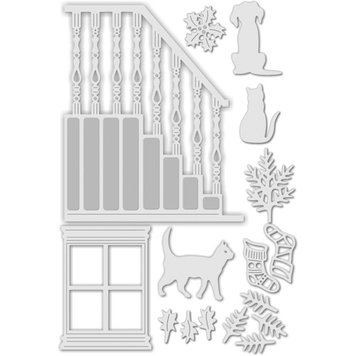 Sweet Dixie Staircase & Accessories die set