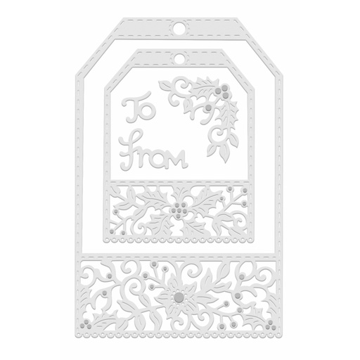 Sweet Dixie Decorative Tags Nesting die set