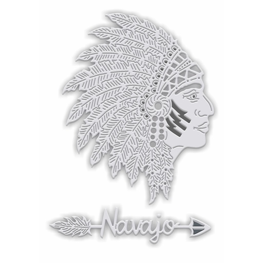 Sweet Dixie Native American die set