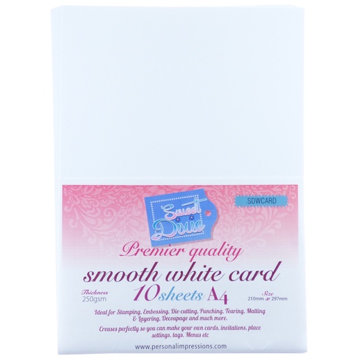 Sweet Dixie A4 Premier Smooth White Card (x10)
