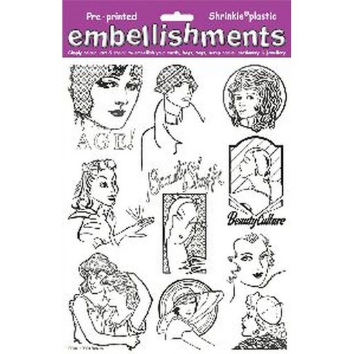 WHITE  1930's Beauty Cult