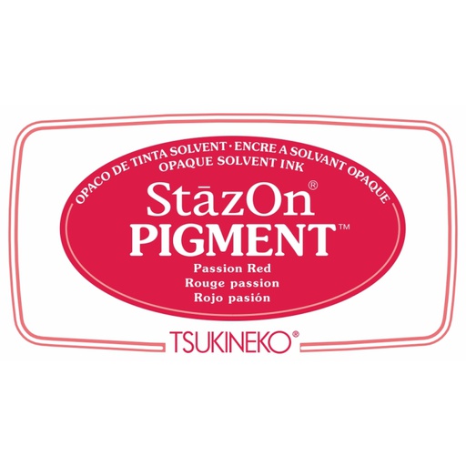 Stazon Pigment Pad Passion Red