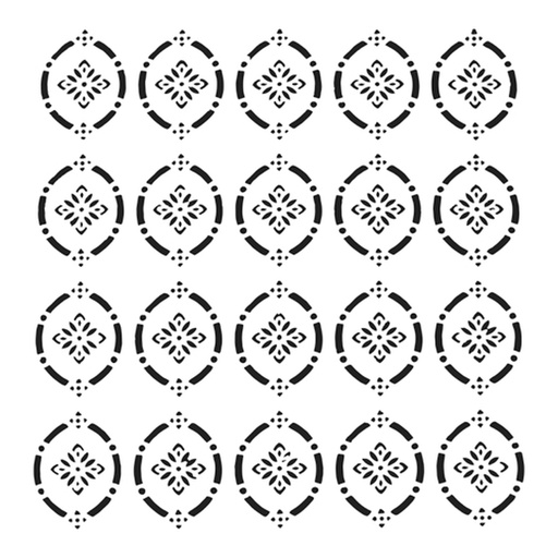 6x6 Stencil Pointelle