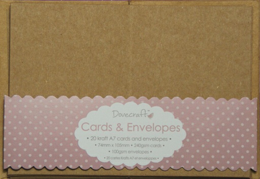 Mini Kraft Rectangle Card & Envelope