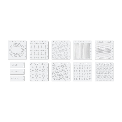 Precision Stencils (12 Piece)Precision Press Advanced